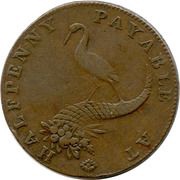 ½ Penny Warwickshire – Birmingham / Coining and Copper Co., United Kingdom, 1794 reverse image