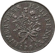 ½ Penny Inverness / MacKintosh, Inglis and Wilson's obverse image
