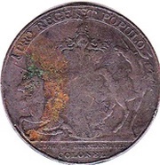 ½ Penny Cornwall - Penryn / Volunteers obverse image