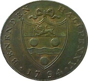 ½ Penny Kent - Benenden, United Kingdom, 1794 reverse image