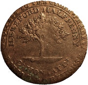 ½ Penny Hereford - C. Honiatt / Success To The Cider Trade obverse image