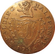½ Penny Lincolnshire - Spalding / T. Jennings, United Kingdom, 1794 reverse image