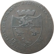 ½ Penny Kent - Canterbury / J. Robertson, United Kingdom, 1794 reverse image