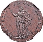½ Penny Essex - Chelmsford / J. Jordan obverse image