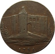 ½ Penny Essex - Colchester / Castle obverse image