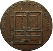 ½ Penny Essex - Colchester / Castle, United Kingdom, 1794 reverse image