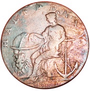 ½ Penny Hampshire - Emsworth / J. Stride obverse image