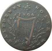 ½ Penny North Wales - Pro Bono Publico, United Kingdom, 1794 reverse image