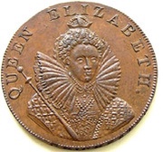 ½ Penny Sussex - Chichester / Elizabeth I obverse image