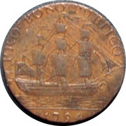 ½ Penny Hampshire - Emsworth / Earl Howe reverse image