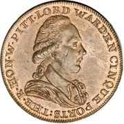 ½ Penny Kent - Dover / W. Pitt obverse image