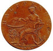 ½ Penny Norfolk – Norwich / R. Campin, United Kingdom, 1794 reverse image