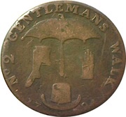 ½ Penny Norfolk - Norwich / J. Clarke reverse image