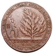 ½ Penny Somerset - Bath / J. Jelly, United Kingdom, 1794 reverse image