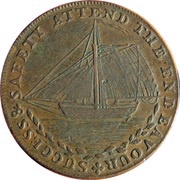 ½ Penny Sussex - Hastings obverse image