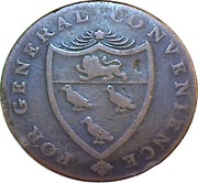 ½ Penny Kent - Goudhurst, United Kingdom, 1794 reverse image