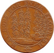 ½ Penny Kent - Lamberhurst / T. Foster obverse image
