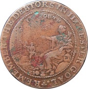 ½ Penny Somerset – Bath / W. Gye, United Kingdom, 1794 reverse image
