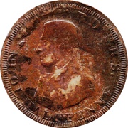 ½ Penny Somerset – Bath / John Howard obverse image