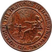 ½ Penny Somerset – Bath / John Howard, United Kingdom, 1794 reverse image