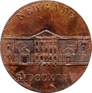 ½ Penny Middlesex - Newgate / Symonds obverse image