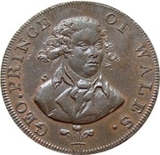 ½ Penny Middlesex - National Series / Prince of Wales obverse image