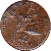 ½ Penny Hampshire - Emsworth / J. Stride, United Kingdom, 1794-1795 reverse image