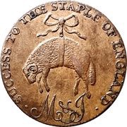 ½ Penny Somerset - Dunkirk obverse image