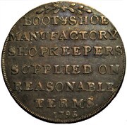 ½ Penny Middlesex - Hatfield's, United Kingdom, 1795 reverse image