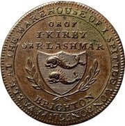 ½ Penny Middlesex - London / Spittle’s, United Kingdom, 1795 reverse image