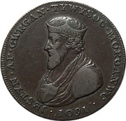 ½ Penny Glamorganshire – Glamorgan / Jestyn obverse image