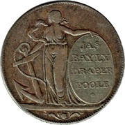½ Penny Dorset - Poole / J. Bayly obverse image