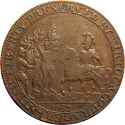 ½ Penny Kent - Deptford obverse image