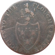 ½ Penny Suffolk - Bury / J. Goer obverse image
