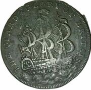 ½ Penny Hampshire - Emsworth / Earl Howe, United Kingdom, 1795 reverse image