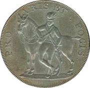 ½ Penny Suffolk - Hoxne / Yeomanry obverse image