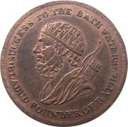 ½ Penny Somerset - Bath / F. Heath obverse image