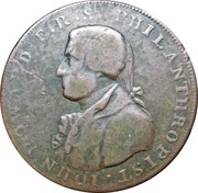 ½ Penny Hampshire - Portsmouth / John Howard obverse image