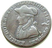 ½ Penny Lancashire - Liverpool / Earl Howe obverse image
