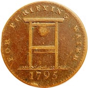 ½ Penny Middlesex - London / Coventry Street obverse image