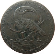 ½ Penny Middlesex - T. Hall obverse image