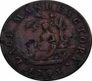½ Penny Middlesex - Moore's Lace Manufactory obverse image