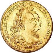 6400 Réis - Maria I and Pedro III Bahia and Rio de Janeiro Mints obverse image
