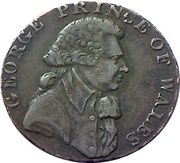 ½ Penny Middlesex - National Series / Prince of Wales obverse image