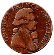 ½ Penny Middlesex - National Series / Prince of Wales obverse image