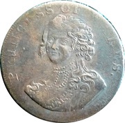 ½ Penny Middlesex - National Series / Princess of Wales obverse image