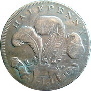 ½ Penny Middlesex - National Series / Princess of Wales reverse image