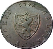 ½ Penny Middlesex - For General Convenience reverse image