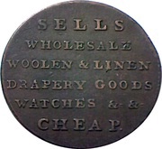 ½ Penny Angusshire - Dundee / W. Croom reverse image
