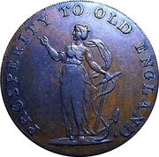 ½ Penny Norfolk - Norwich / R. Dinmore, United Kingdom, 1795-1797 reverse image
